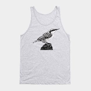 Eurasian nuthatch illustration Tank Top